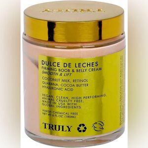 🧁NWT! Truly Beauty Dulce de Leches Firming Boob & Belly Cream. MINI! 2 FL.OZ.🧁